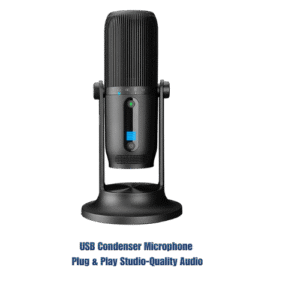 USB Condenser Microphone – Plug & Play Studio-Quality Audio