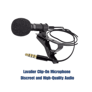 Lavalier Clip-On Microphone – Discreet and High-Quality Audio