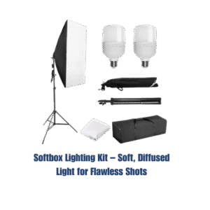 Softbox Lighting Kit – Soft, Diffused Light for Flawless Shots
