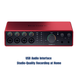 USB Audio Interface – Studio-Quality Recording at Home