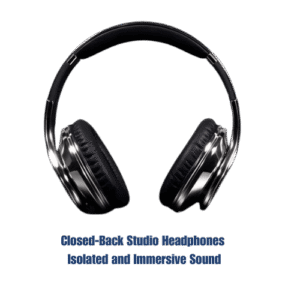 Closed-Back Studio Headphones – Isolated and Immersive Sound