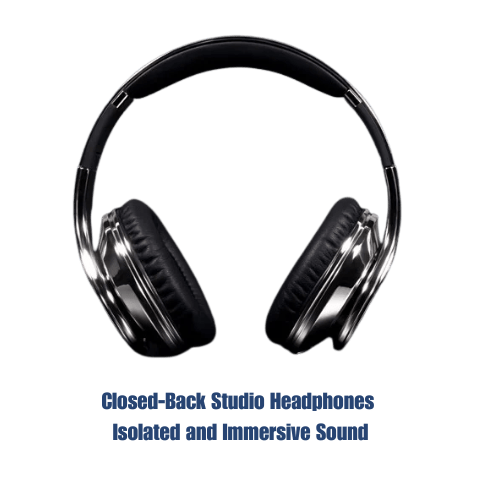 Closed-Back Studio Headphones – Isolated and Immersive Sound